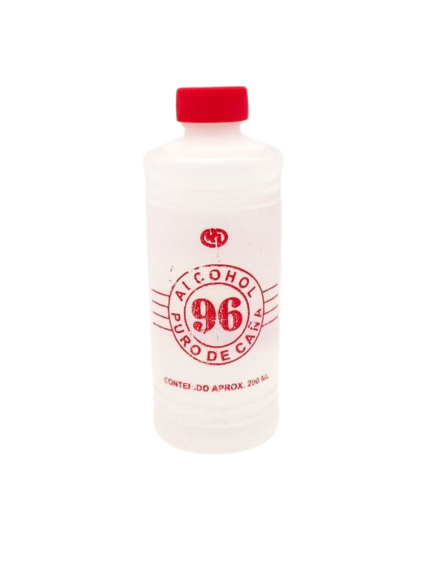 Alcohol 96 200 Ml Puro De Caña