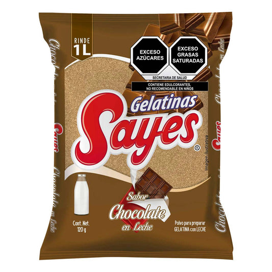 Gelatina de Sabor Chocolate Sayes 120 g