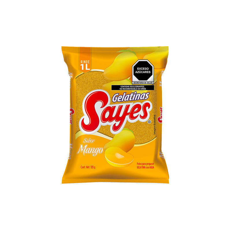 Gelatina de Sabor Mango Sayes 120 g