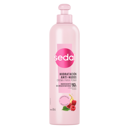 Sedal Coleccion Natural Hidratacion Anti-Nudos 300 ml Crema para Peinar Hydra