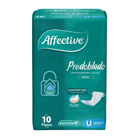 Pañales - Unitalla 10 pzas Predoblado Affective