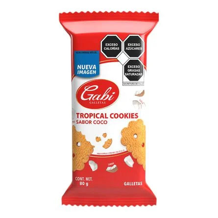 Tropical Cookies Sabor Coco 80 Gabi Galletas