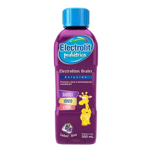 Electrolit Pedriatico Sabor Uva 500 ml Electrolitos Orales Solucion