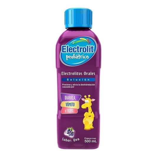 Electrolit Pedriatico Sabor Uva 500 ml Electrolitos Orales Solucion