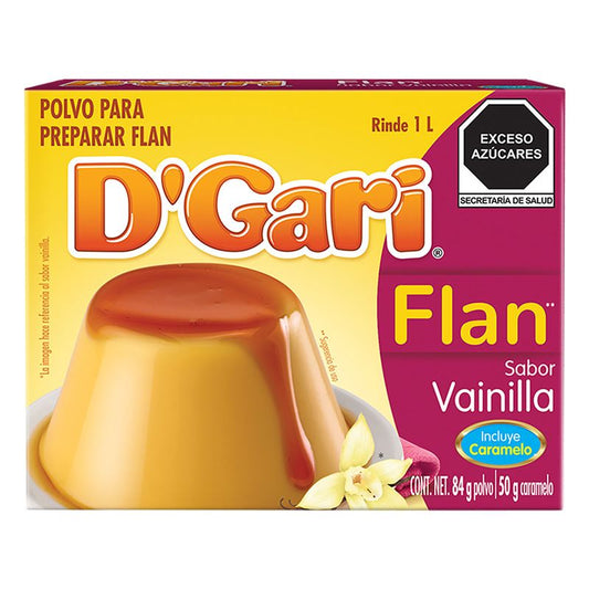 Flande Sabor Vainilla D.Gari 84 g con Caramelo