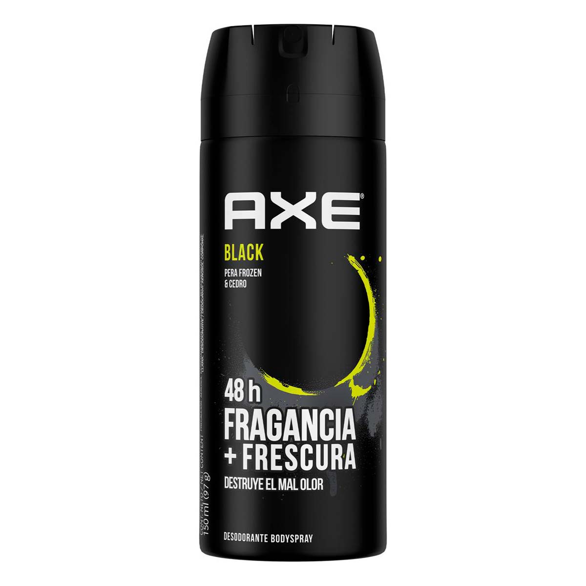 Black 48 H Fragancias +Frescura 150 Ml Axe Desodorante Bodyspray