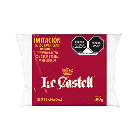 Le Castell 180 g 10 pzas Queso Rebanado