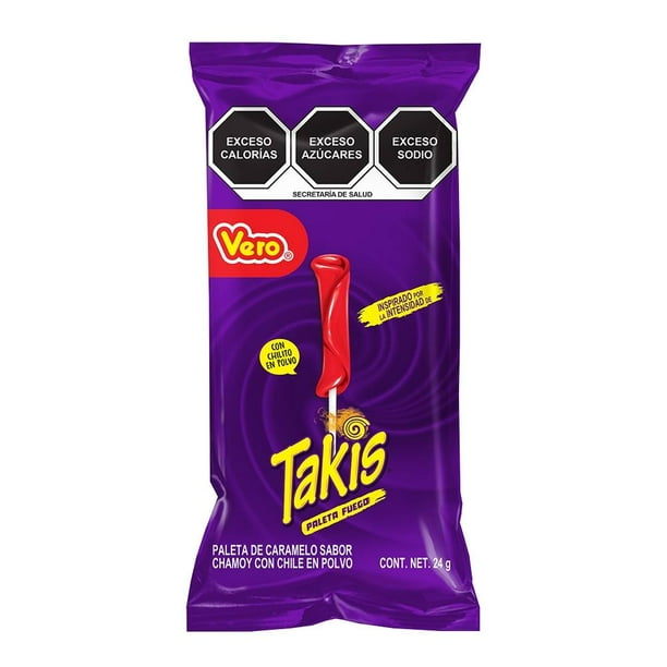 Paleta Takis 24 Vero