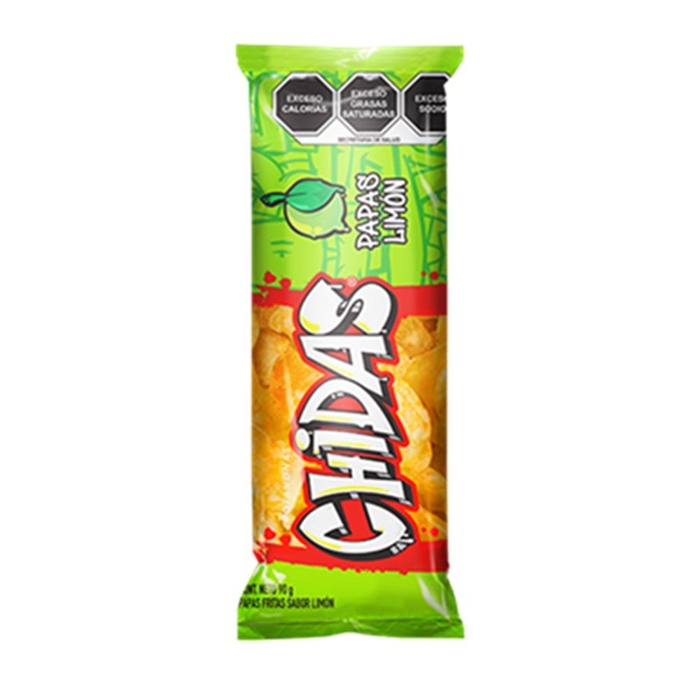 Chidas Papas Sabor Limon 85 G Botanas