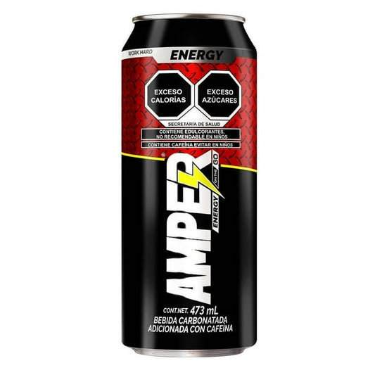 Amper Speed 473 Ml Lata Bebida Carbonatada Con Cafeina