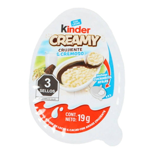 Kinder Creamy 19 g Chocolate con Leche