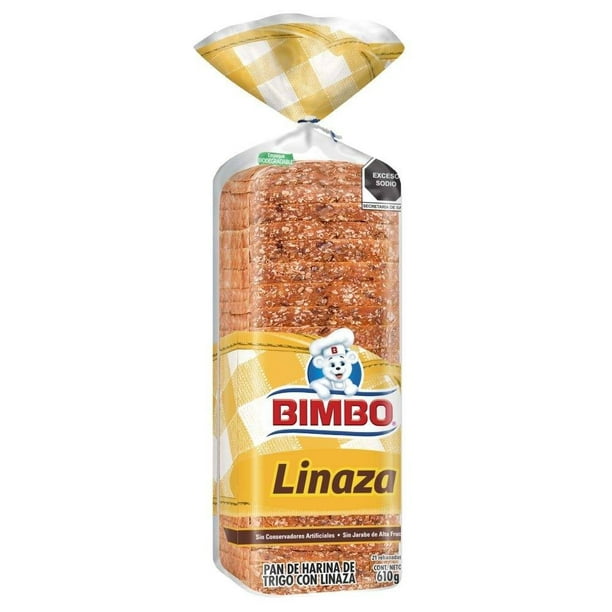 Pan Linaza Grande 610 g Bimbo