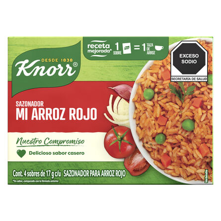 Mi Arroz Rojo 17 g Knorr Sazonador