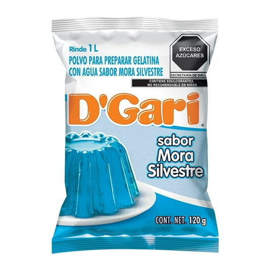Gelatina de Sabor Mora Silvestre D.Gari 120 g