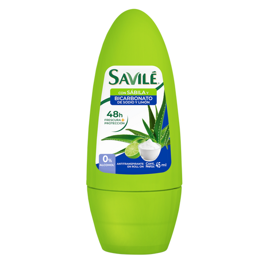 Savile Con Sabila Y Bicarbonato 48H Frescura Y Proteccion 45 Ml