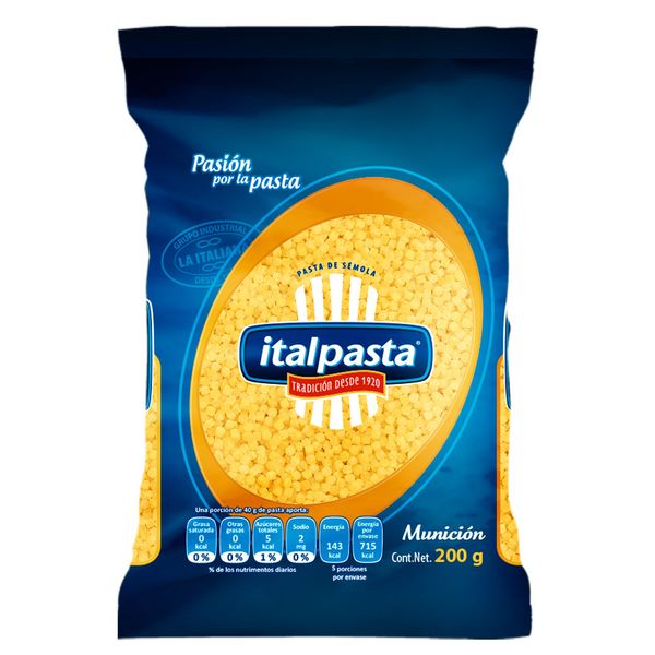 Sopa  Italpasta  Municion 200 G