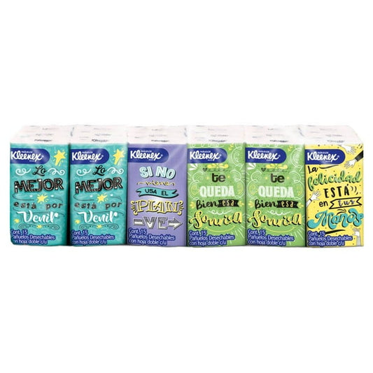 Pañuelos Desechables Kleenex 15 Hojas