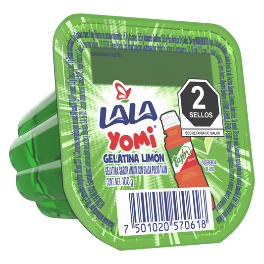 Gelatina Sabor Limón y Chile 100 g Lala Yomi