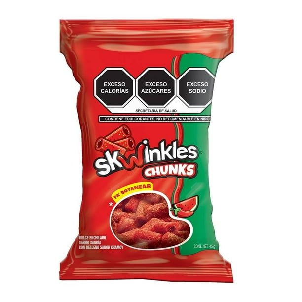 Skwinkles Chunks 45 G Sabor Sandia
