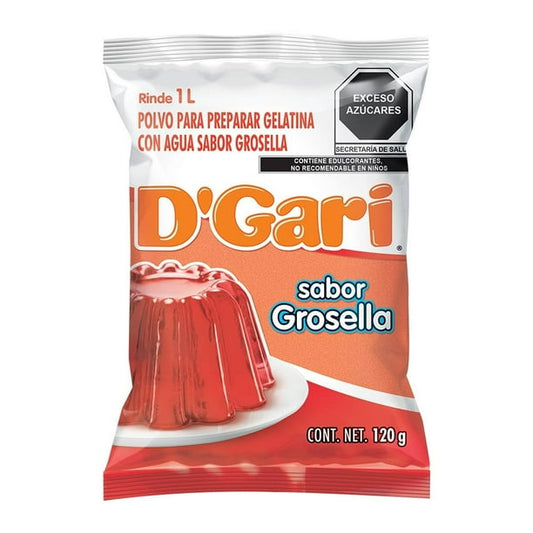 Gelatina de Sabor Grosella D.Gari 120 g