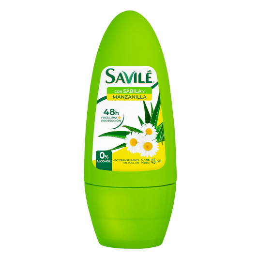 Savile Con Sabila Y Manzanilla 48H Frescura Y Proteccion 45 Ml