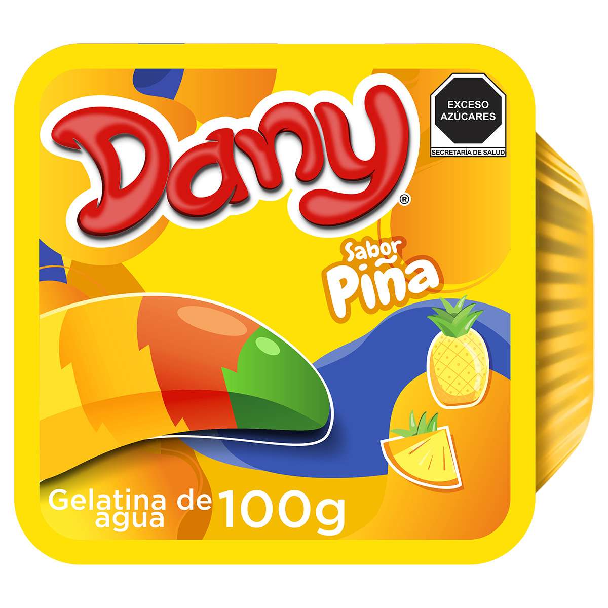 Dany Gelatina Sabor Piña 100 G Gelatina De Agua