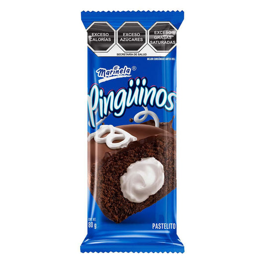 Pinguinos Navidad 2 pzas 80 g Marinela