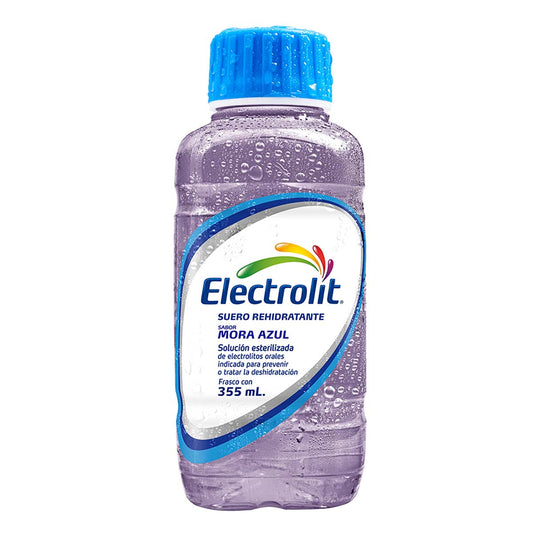 Electrolit Sabor Mora Azul 355 ml Suero Rehidratante