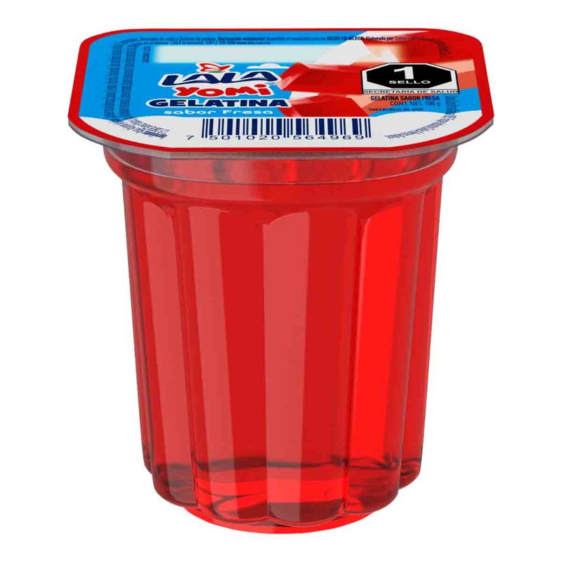 Gelatina Sabor Fresa 100 g Lala Yomi
