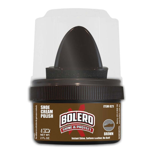 Crema Cafe Para Calzado 60 Ml Bolero Shine & Protect
