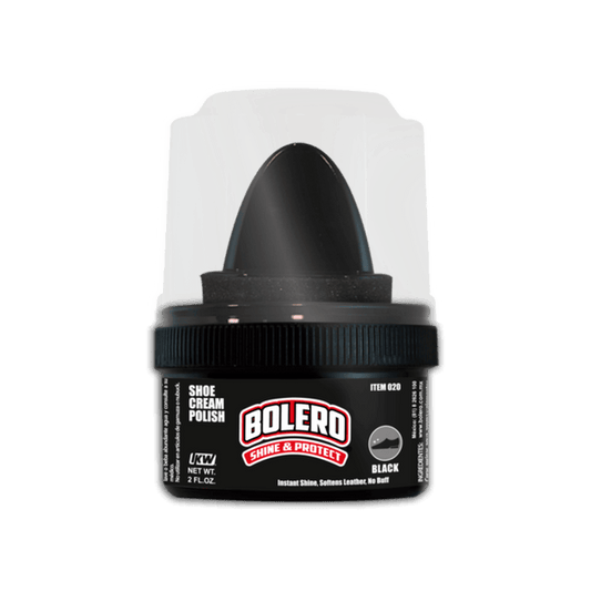 Crema Negra Para Calzado 60 Ml Bolero Shine & Protect