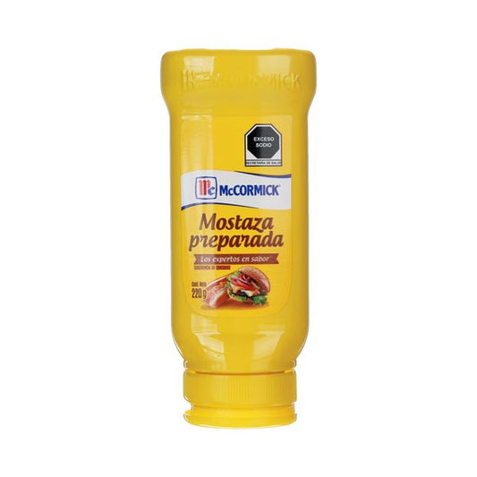 Mostaza 220 g McCormick con Jugo de Limones