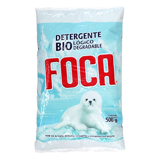Detergente Foca 500 g para Ropa en Polvo