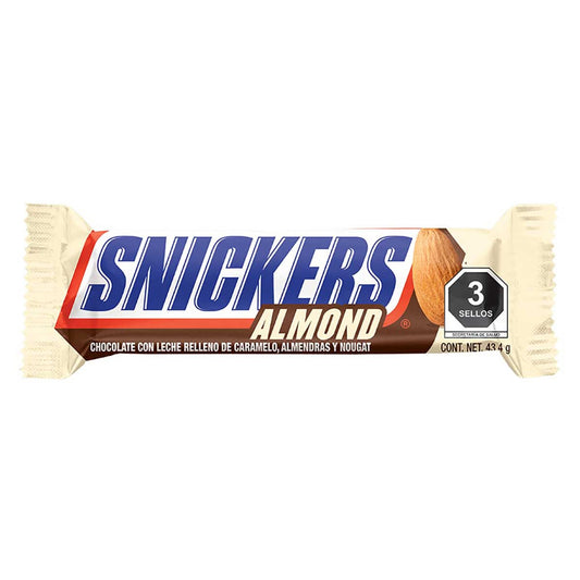 Snickers Almond 43 G Chocolade Con Caramelo