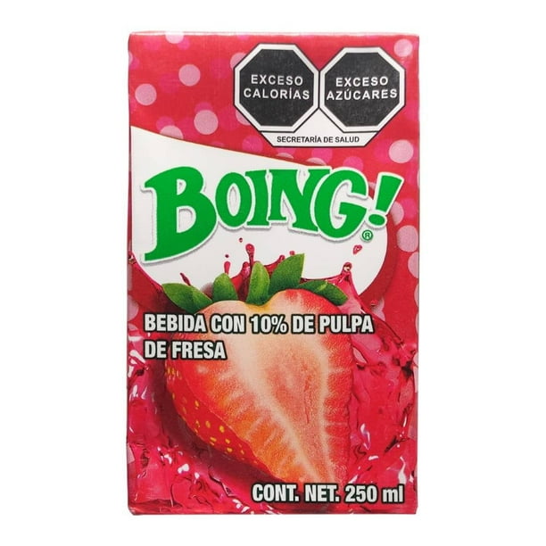 Boing Jugo De Fresa 250 Ml Cajita