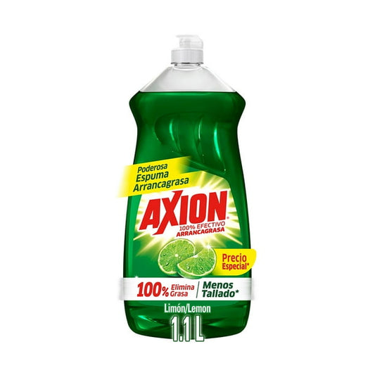 Lavatrastes Axion Limón 1.1 L Detergente Liquido