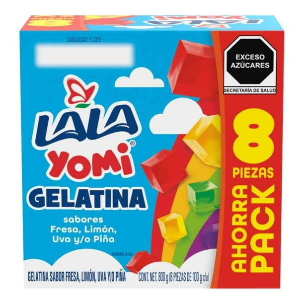 Gelatina Sabores 100 g Lala Yomi