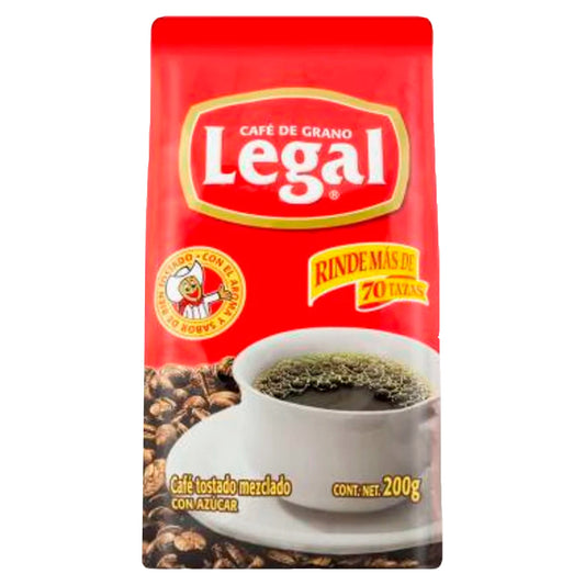 Legal Bolsa 200 g Café Soluble Mezclado con Caramelo