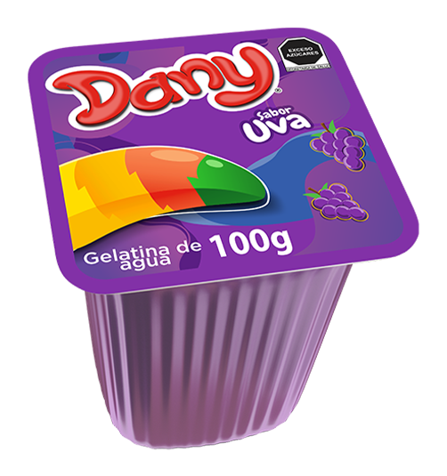 Dany Gelatina Sabor Uva 100 G Gelatina De Agua