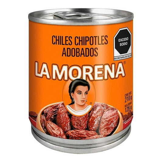 Chiles Chipotles Adobados 210 G La Morena