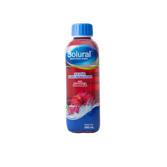 Solural Sabor Jamaica 500 Ml Solucion De Suero Rehidratante
