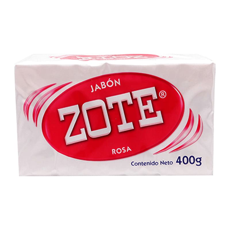 Jabón en Barra Zote 400 g Rosa