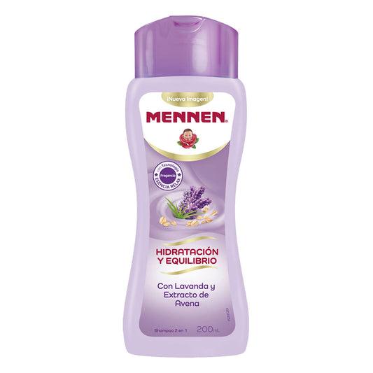 Mennen Shampoo Hidratacion y Equilibrio con Lavanda 200 ml