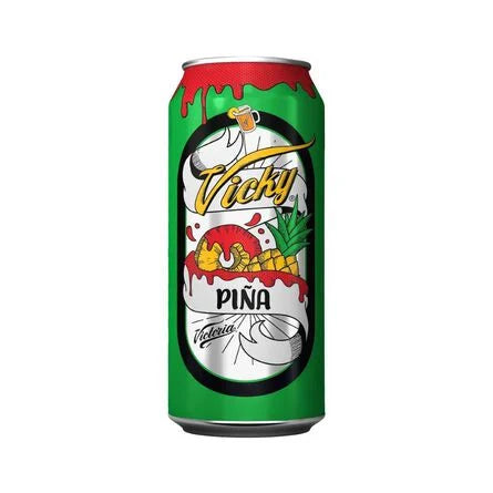 Victoria Vicky Piña   473 Ml Cerveza Lata 2.5 % Alc. Vol.
