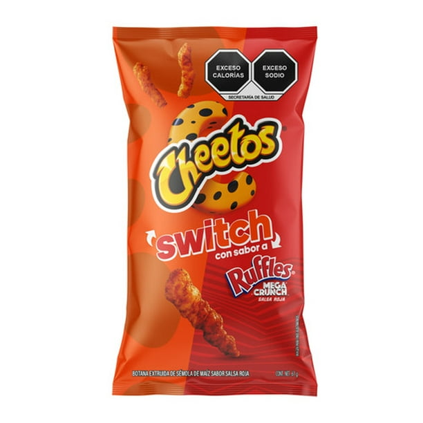 Cheetos Switch Sabor Ruffles Mega Crunch 78 G Sabritas