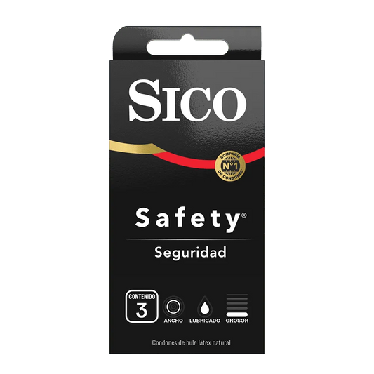 Sico Safety Seguridad Sico Perservativo 3 Pz