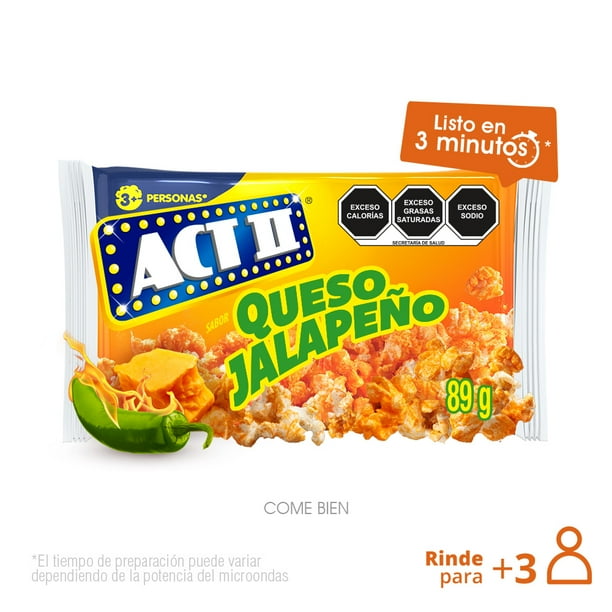 Palomitas Queso Jalapeño 88 g Aci Ii Palomitas para Microondas