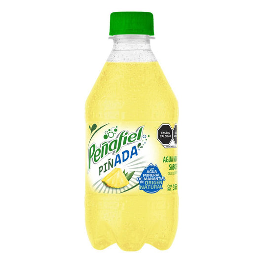 Peñafiel Agua Mineral Sabor Piña 355 ml Agua Mineral