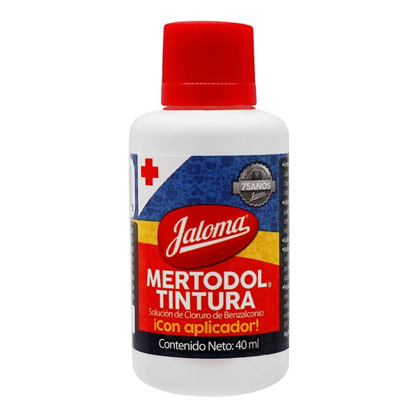 Mertodol Tintura Jaloma 40 ml Solucion de Clorudo de Benzalconio