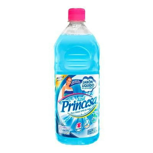 Detergente Liquido Princesa 1 L Azul